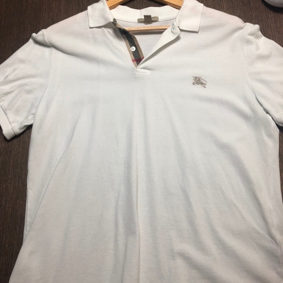 White Burberry Polo Large cost originally $225 - Picture 2 of 7